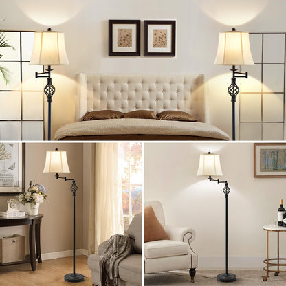 GyroVu LED Pharmacy Floor Lamp for Living Room