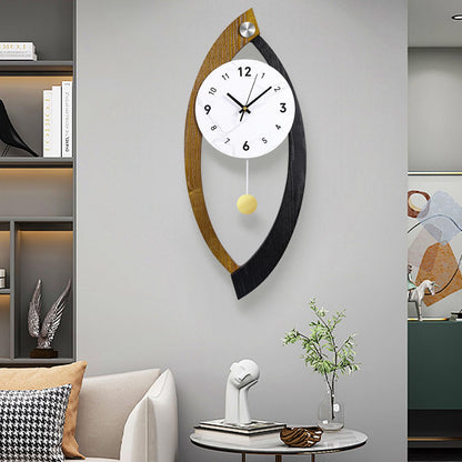 Silent Non-Ticking Metal Wall Clock Battery Operated Modern Decorative Clock for Living Room Bedroom Kitchen Office
