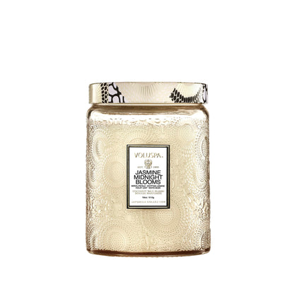 Luxury Scented Candle in Japonica Jar with Coconut Wax and Long Burn Time Vegan Home Decor
