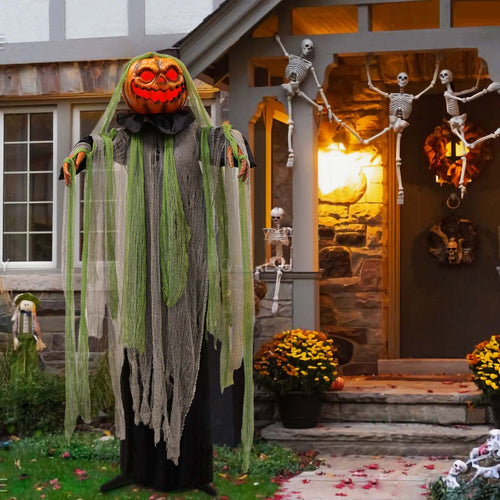 6ft Animated Halloween Evil Root Prop with Sound Sensor Decor