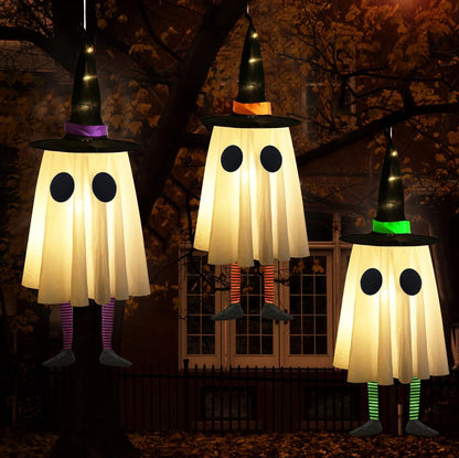 Hanging Ghost Halloween Decorations Outdoor Indoor Porch Yard Party Props
