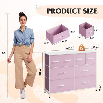 WLIVE Dresser with 8 Drawers