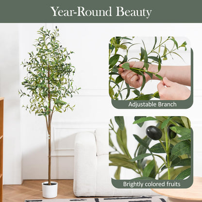 Artificial Tree, Large Faux Plants Indoor