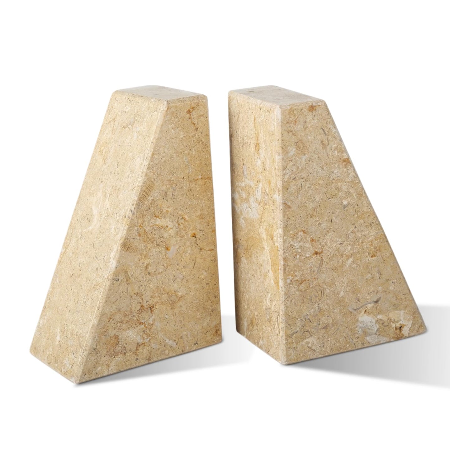 Marble Decorative Bookends for Heavy Books
