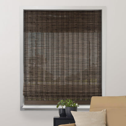 ARLO BLINDS Cordless Bamboo Roman Shades Blinds