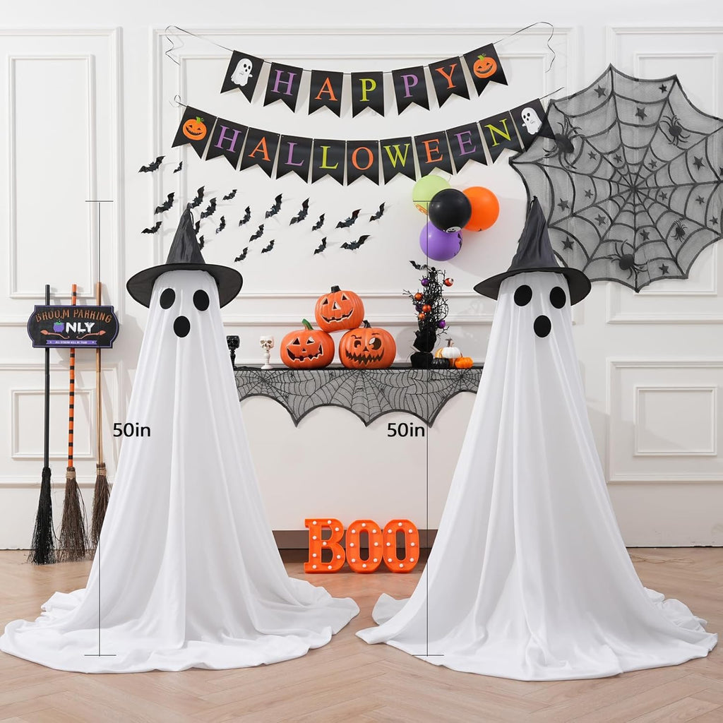 Hanging Ghost Halloween Decorations Outdoor Indoor Porch Yard Party Props