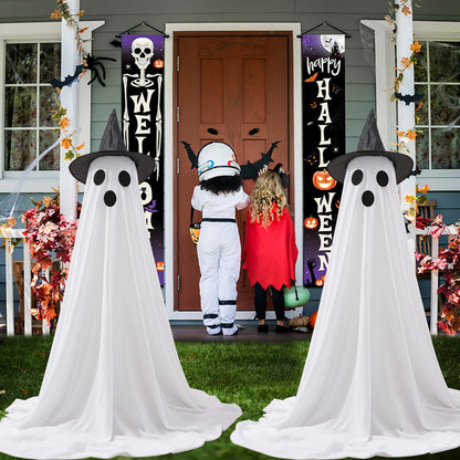 Hanging Ghost Halloween Decorations Outdoor Indoor Porch Yard Party Props