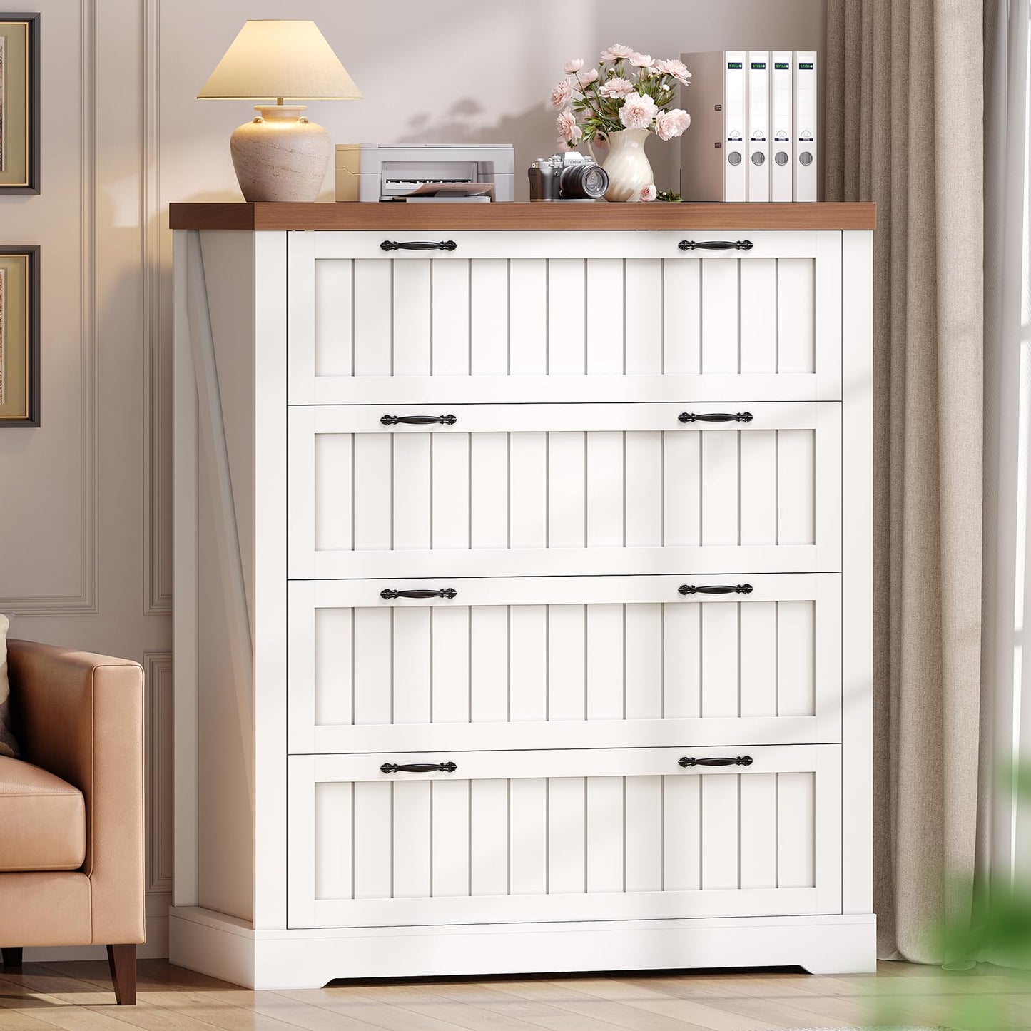 SEDETA Farmhouse Filing Cabinet for Home Office