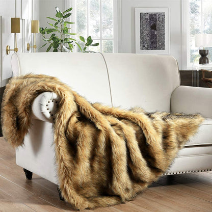 HORIMOTE HOME Faux Fur Blanket