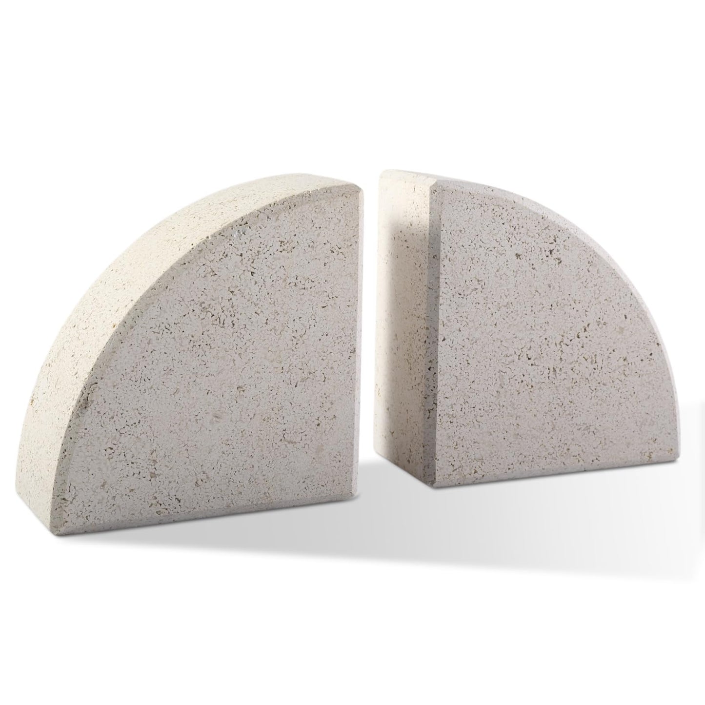 Marble Decorative Bookends for Heavy Books