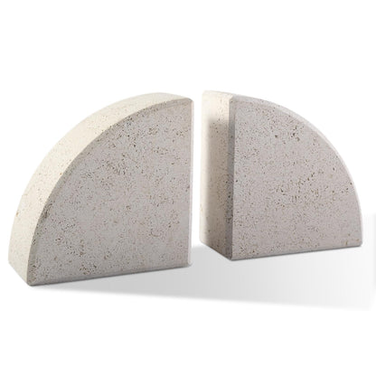 Marble Decorative Bookends for Heavy Books