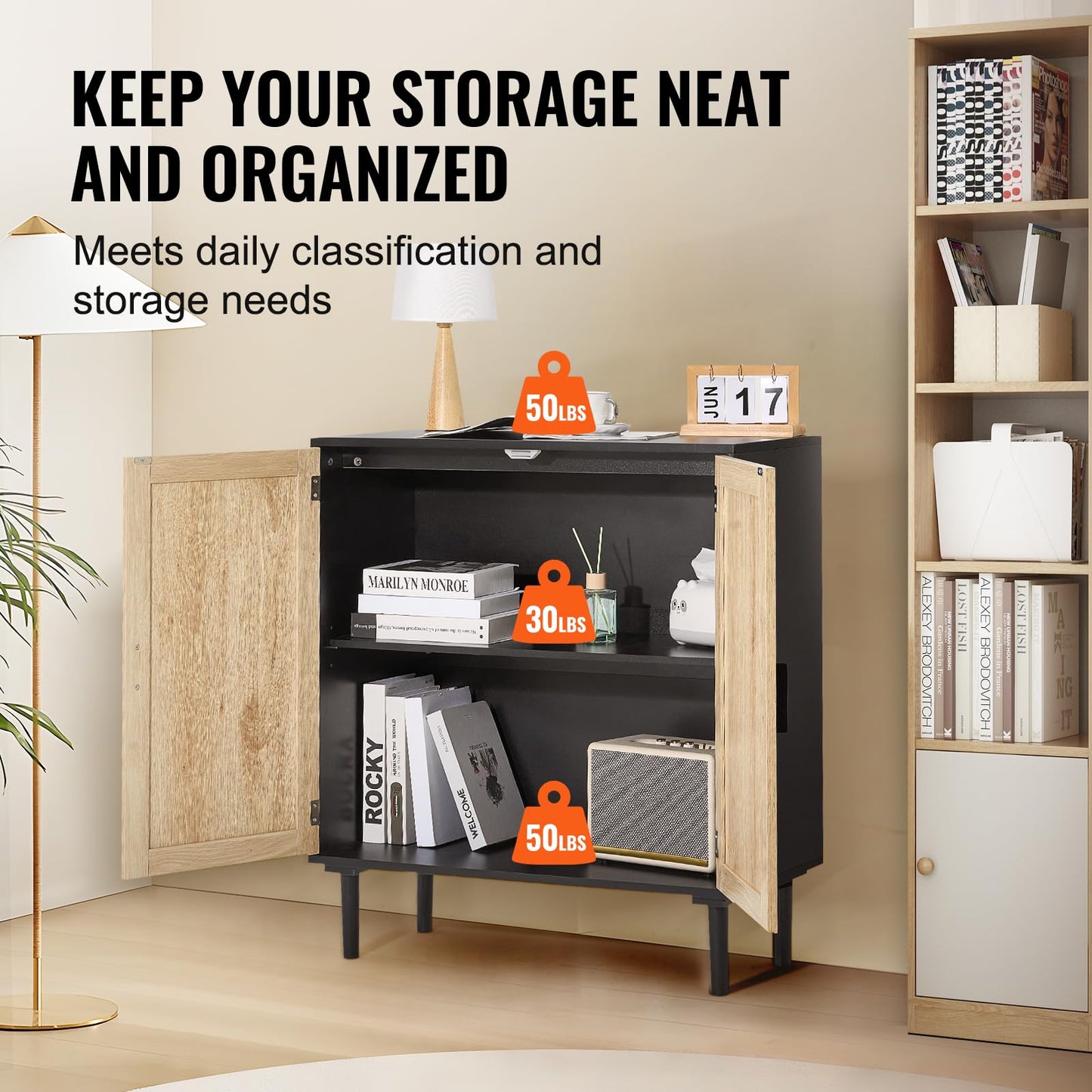 VEVOR Rattan Cabinet