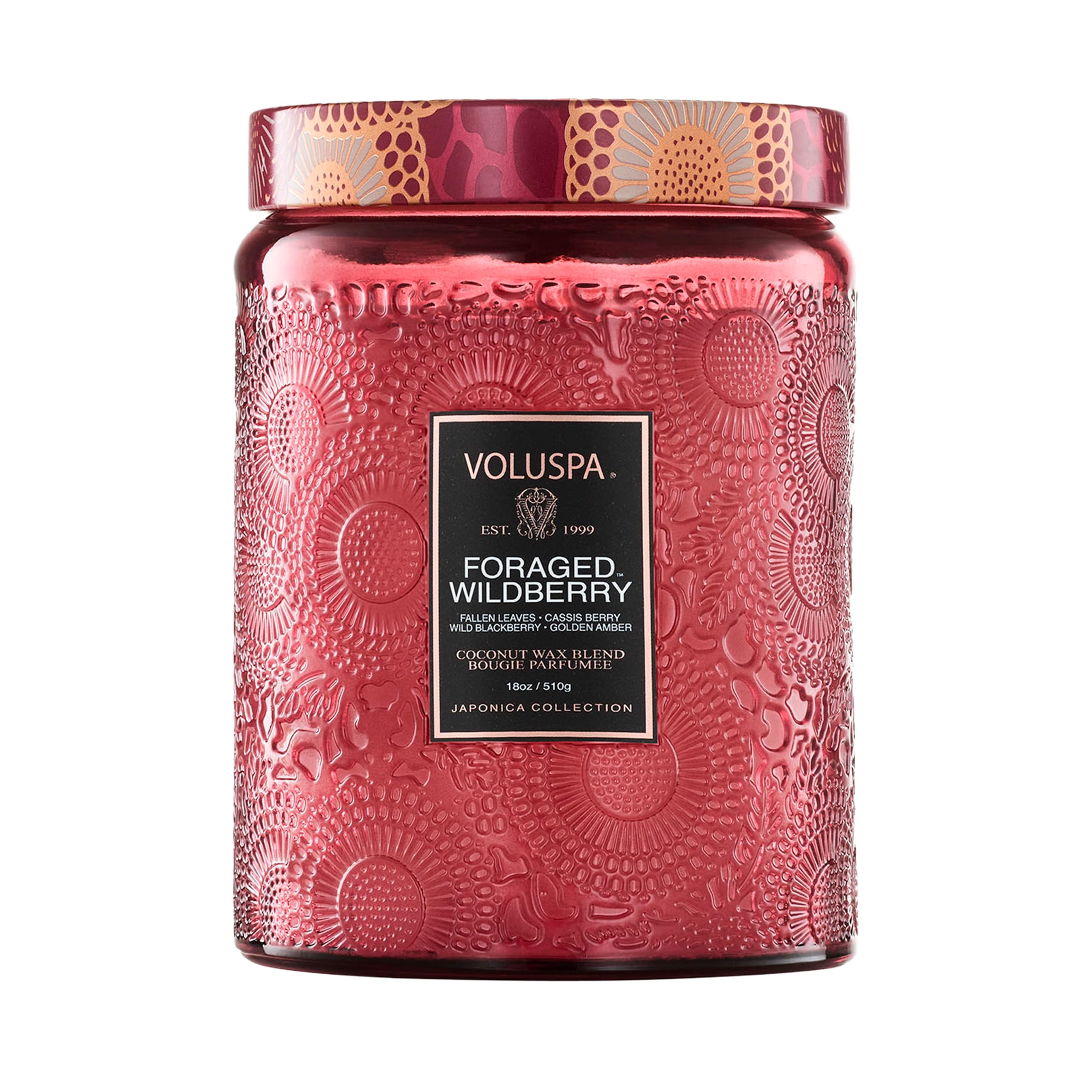 Luxury Scented Candle in Japonica Jar with Coconut Wax and Long Burn Time Vegan Home Decor