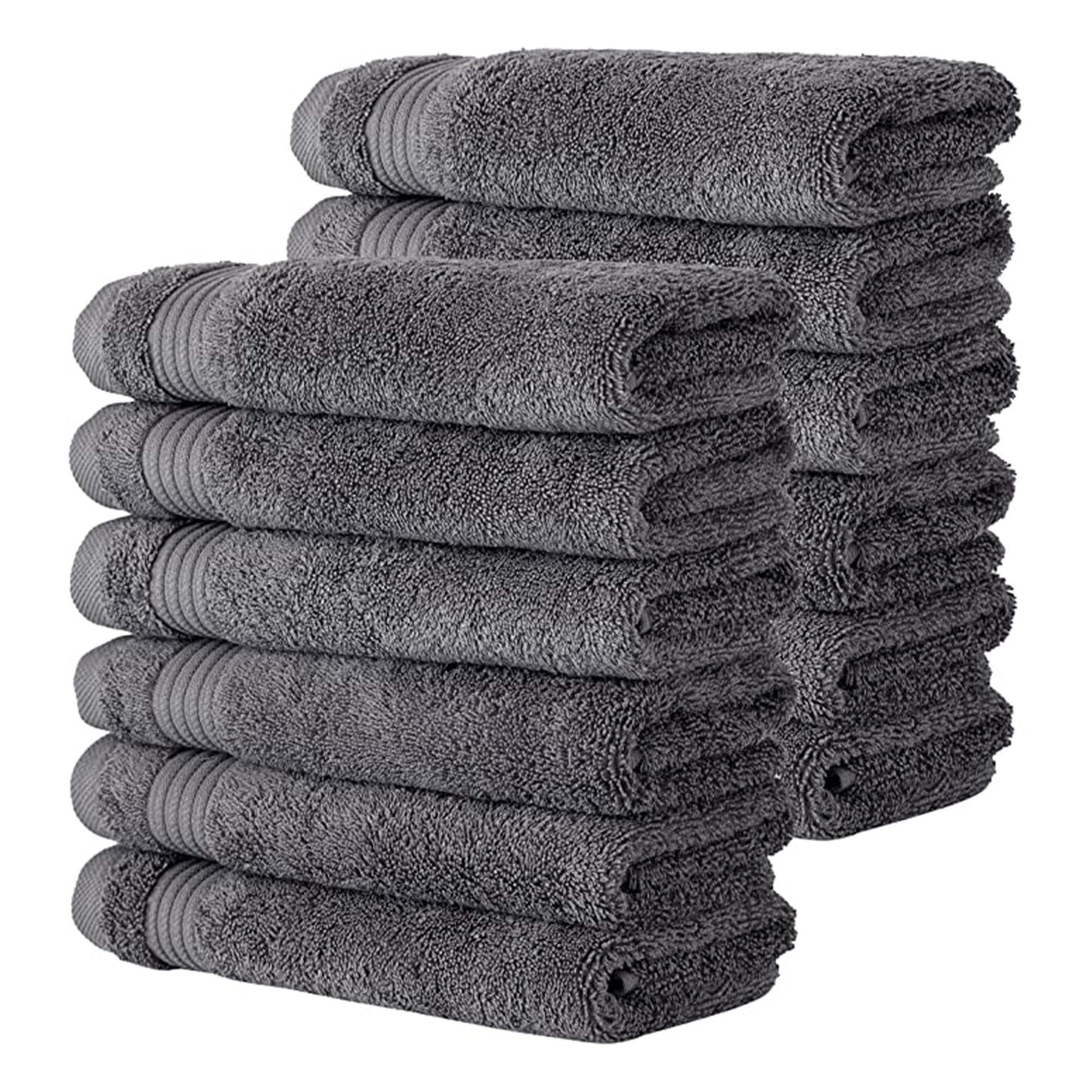 Luxury Turkish Cotton Towel Set Quick Dry Soft Absorbent Bath Hand Washcloth Set Bathroom Essentials