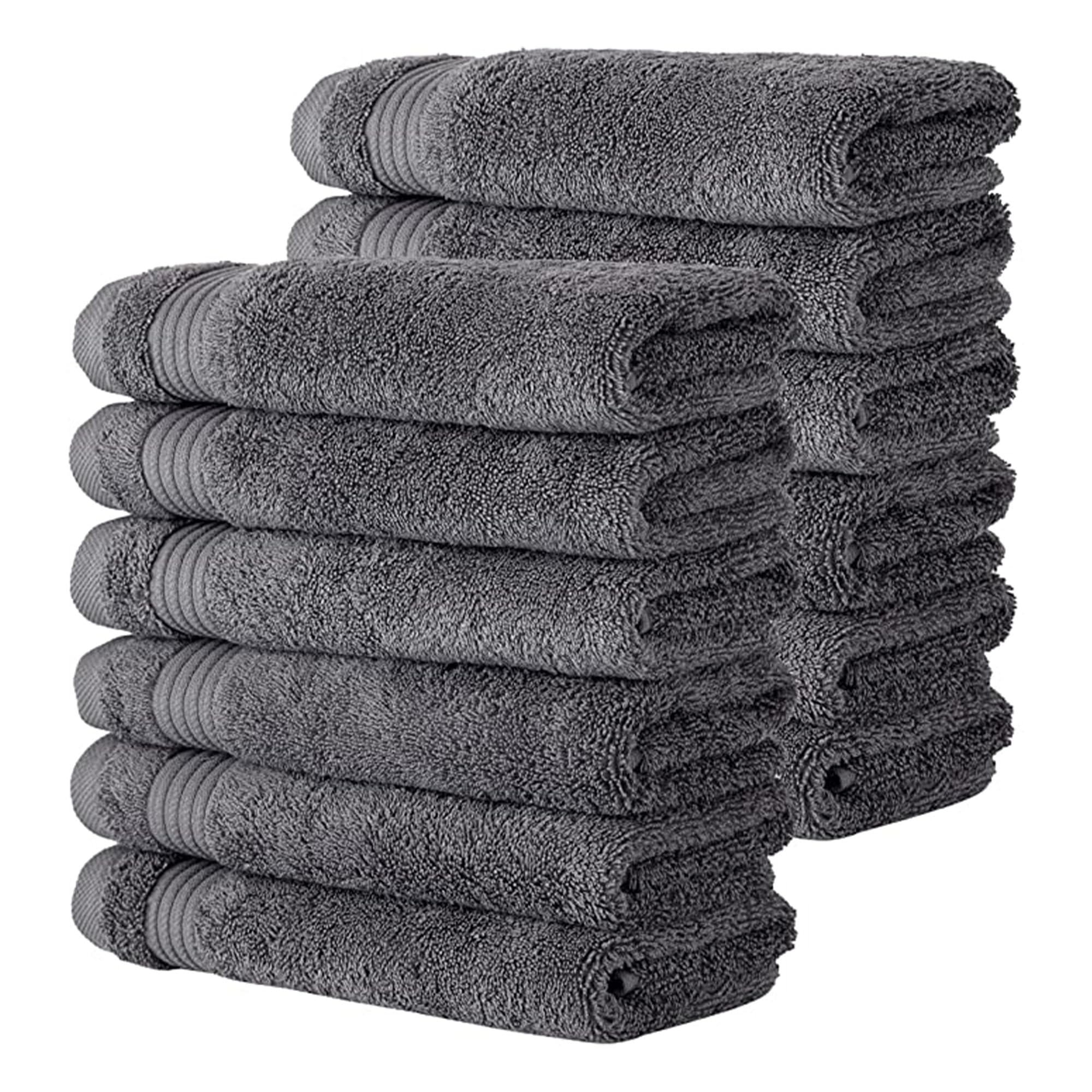 Luxury Turkish Cotton Towel Set Quick Dry Soft Absorbent Bath Hand Washcloth Set Bathroom Essentials