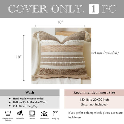BlissBlush Colorful Pillow Cover
