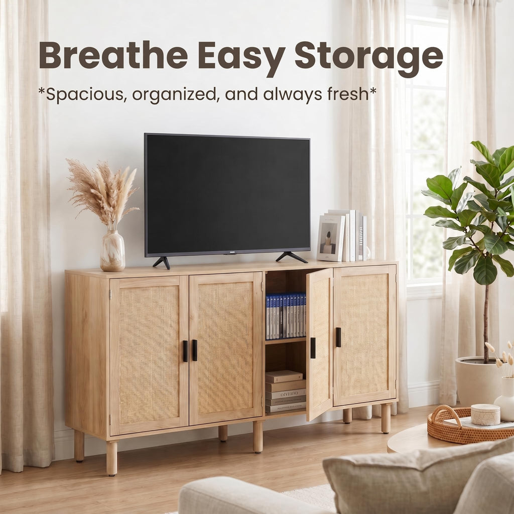 Finnhomy Sideboard Buffet Cabinet hebing