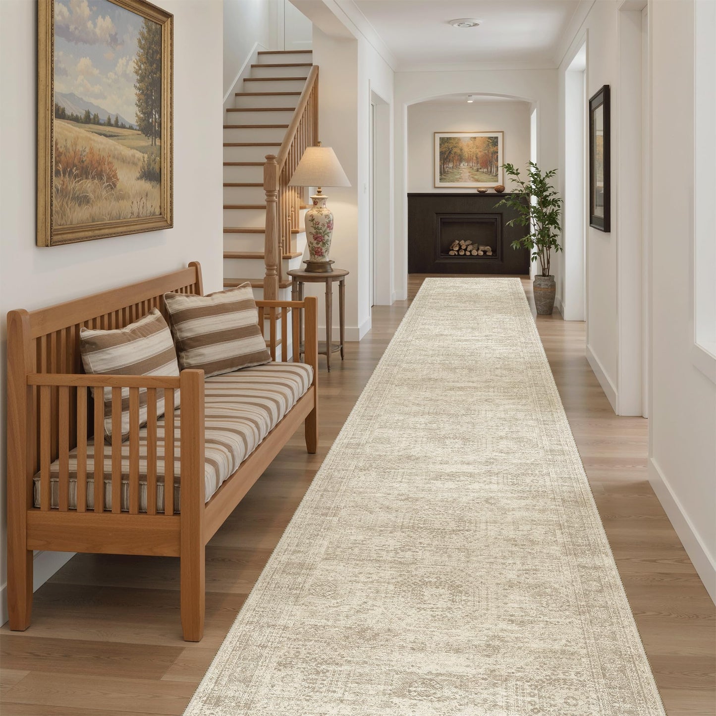 Soalmost Area Rugs for Living Room Dining Room Non-Slip Washable Rug