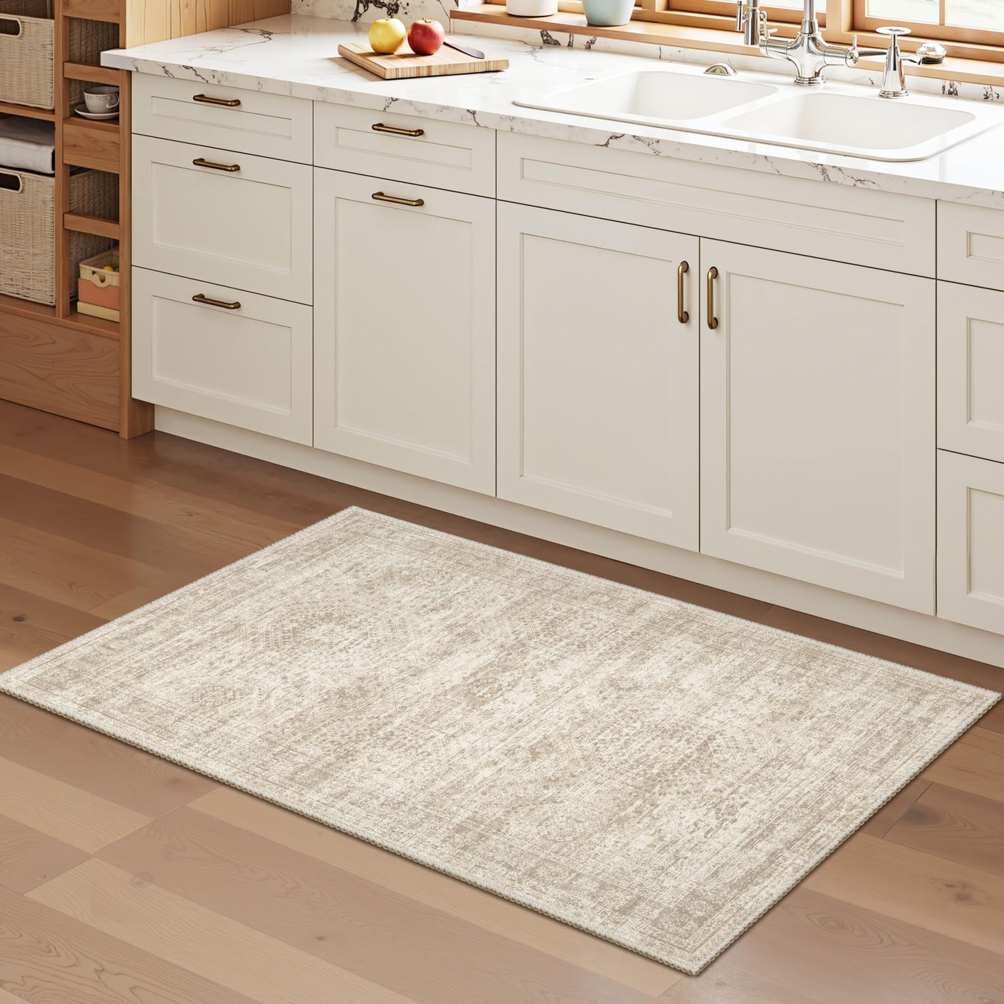 Soalmost Area Rugs for Living Room Dining Room Non-Slip Washable Rug