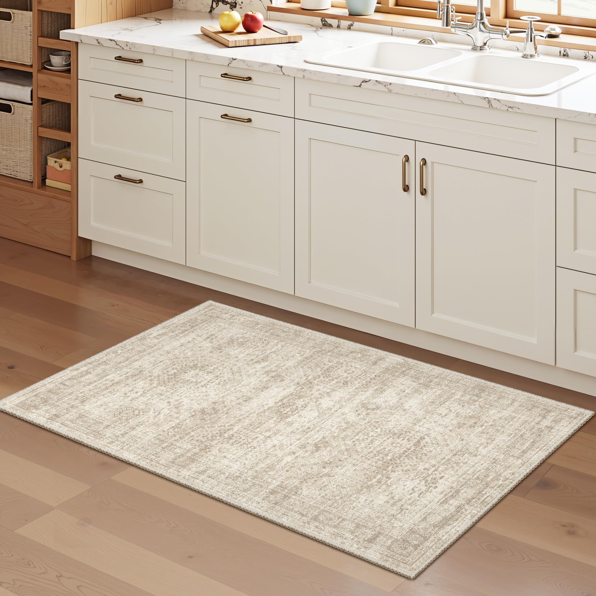 Soalmost Area Rugs for Living Room Dining Room Non-Slip Washable Rug