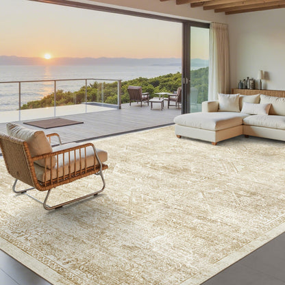 Soalmost Area Rugs for Living Room Dining Room Non-Slip Washable Rug