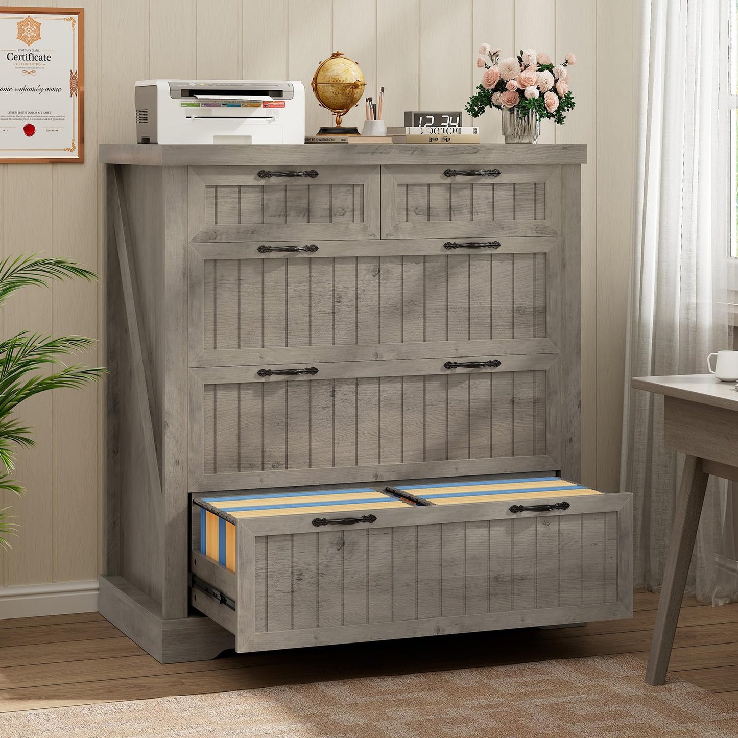 SEDETA Farmhouse Filing Cabinet for Home Office