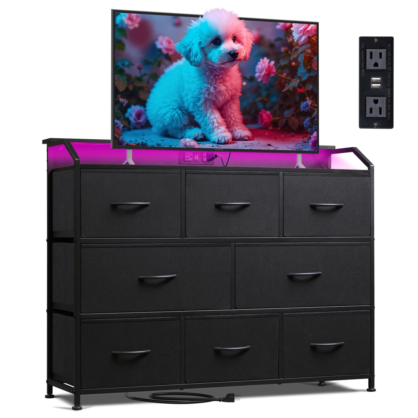 WLIVE Dresser with 8 Drawers