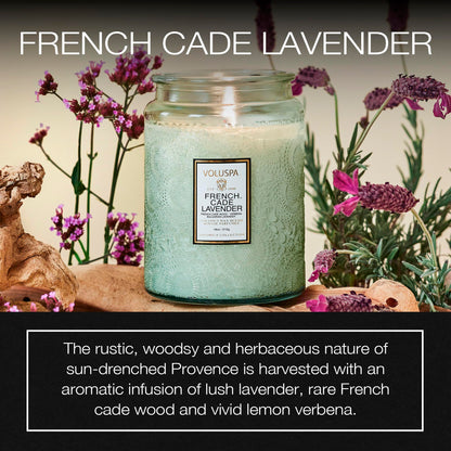 Luxury Scented Candle in Japonica Jar with Coconut Wax and Long Burn Time Vegan Home Decor