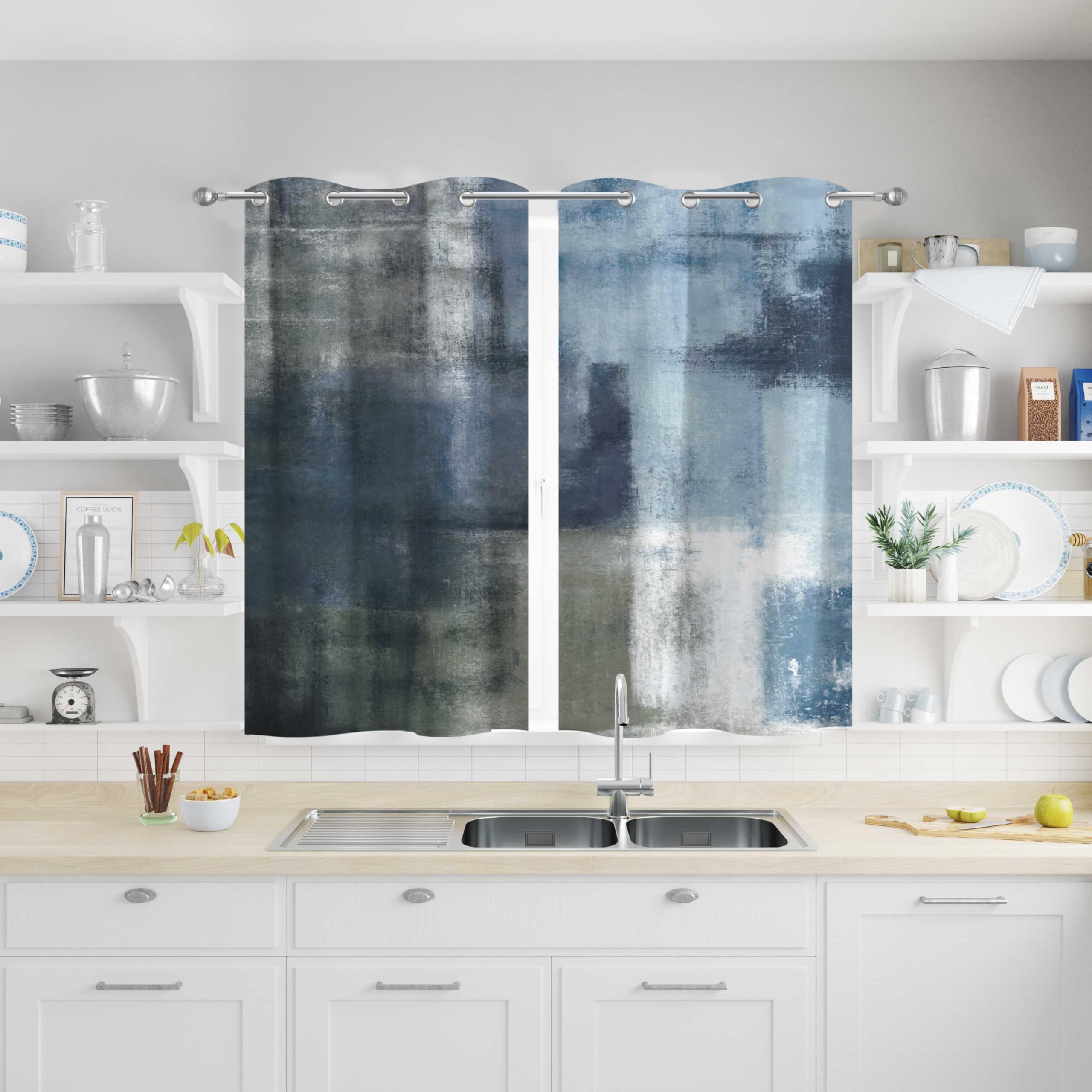 Asuexpect Abstract 50% Blackout Curtains