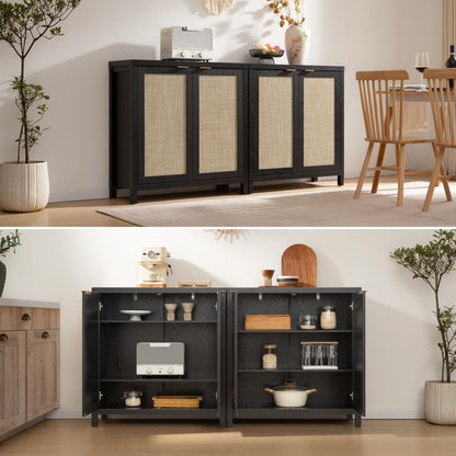 Rattan Sideboard with Storage