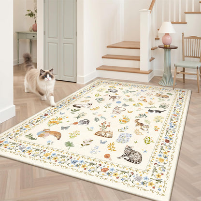 Soalmost Area Rugs for Living Room Dining Room Non-Slip Washable Rug