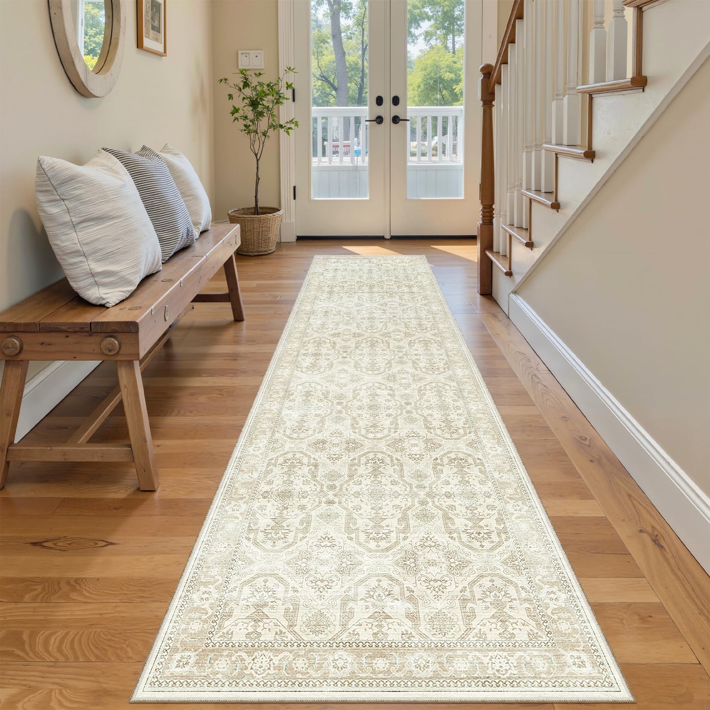 Soalmost Area Rugs for Living Room Dining Room Non-Slip Washable Rug