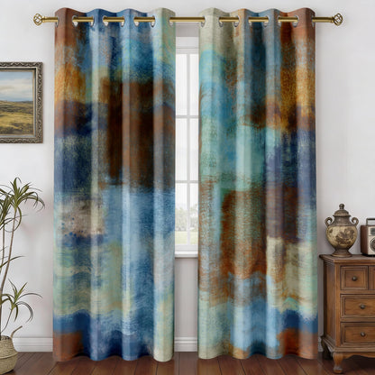 Asuexpect Abstract 50% Blackout Curtains