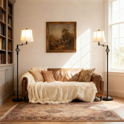 GyroVu LED Pharmacy Floor Lamp for Living Room