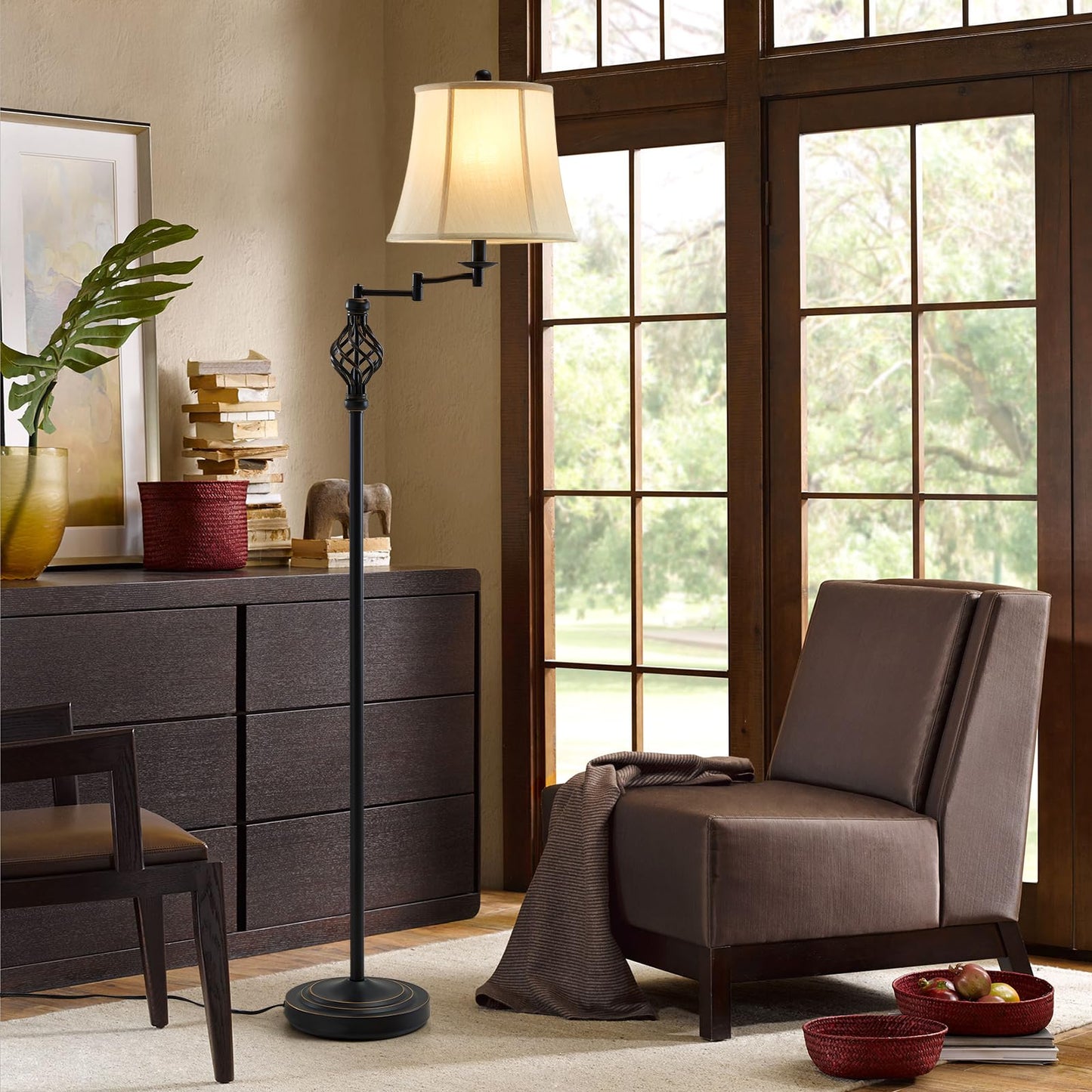 GyroVu LED Pharmacy Floor Lamp for Living Room