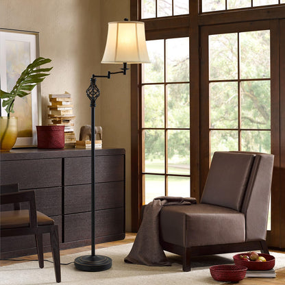 GyroVu LED Pharmacy Floor Lamp for Living Room