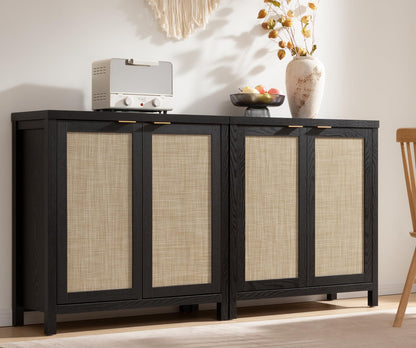 Rattan Sideboard with Storage