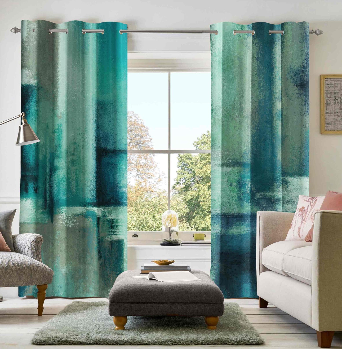 Asuexpect Abstract 50% Blackout Curtains