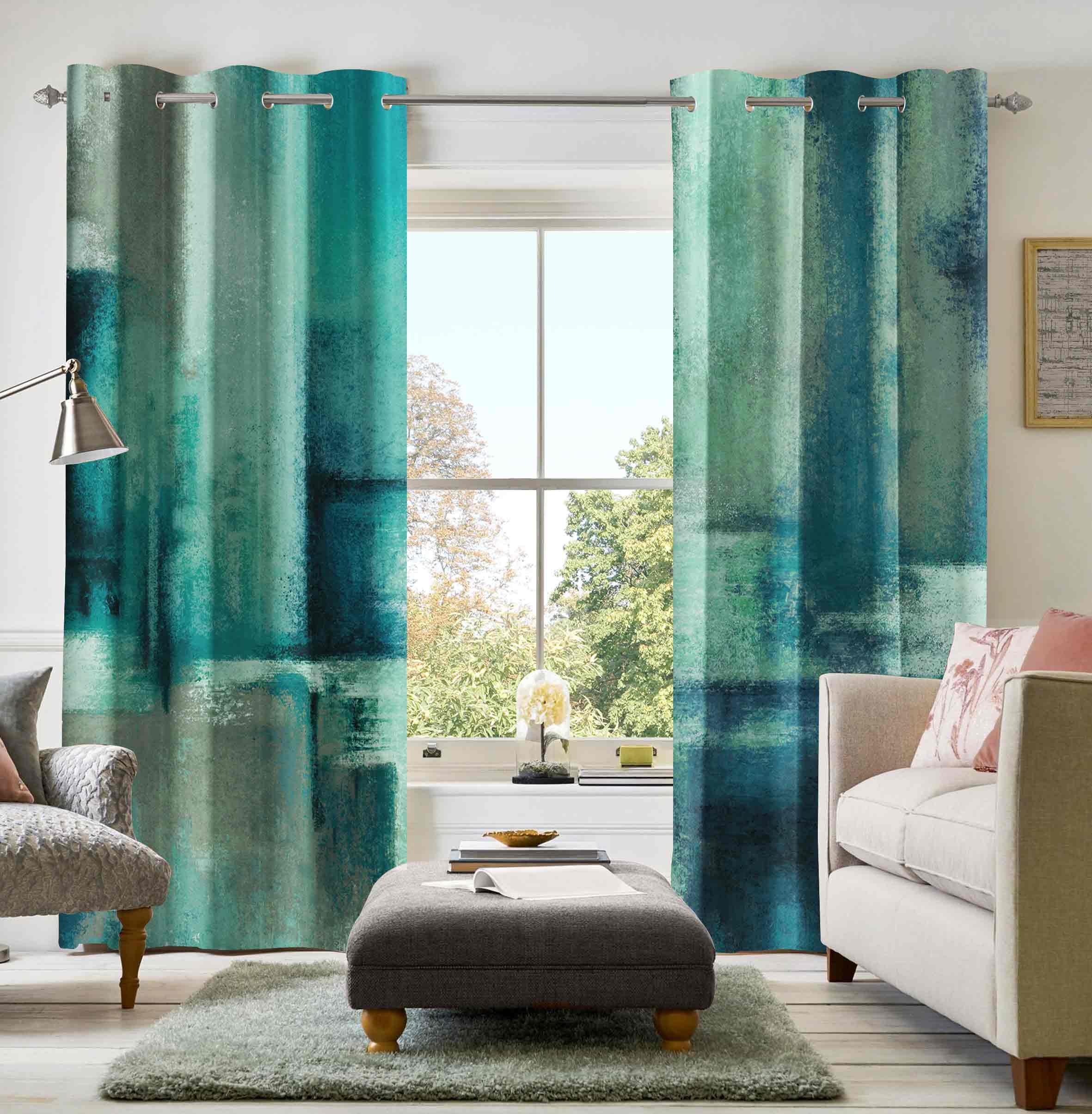 Asuexpect Abstract 50% Blackout Curtains