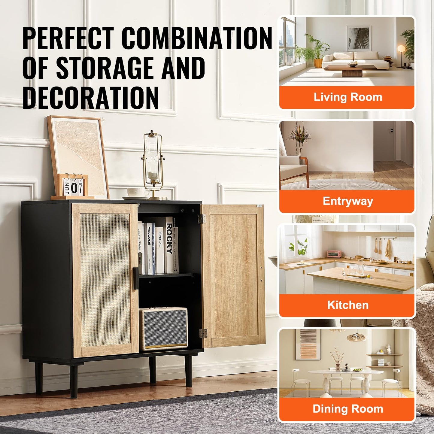 VEVOR Rattan Cabinet