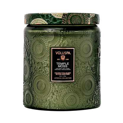Luxury Scented Candle in Japonica Jar with Coconut Wax and Long Burn Time Vegan Home Decor