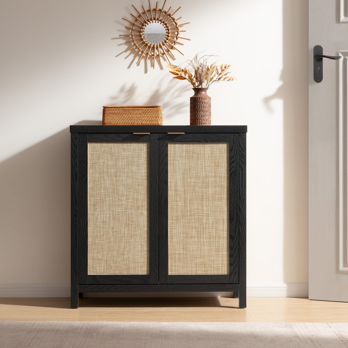 Rattan Sideboard with Storage