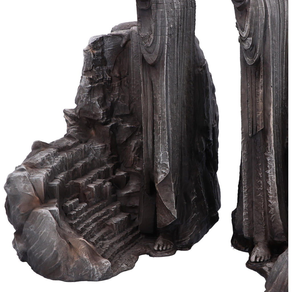 Lord of the Rings Argonath Resin Bookends Hand Painted Middle Earth Bookcase Decor