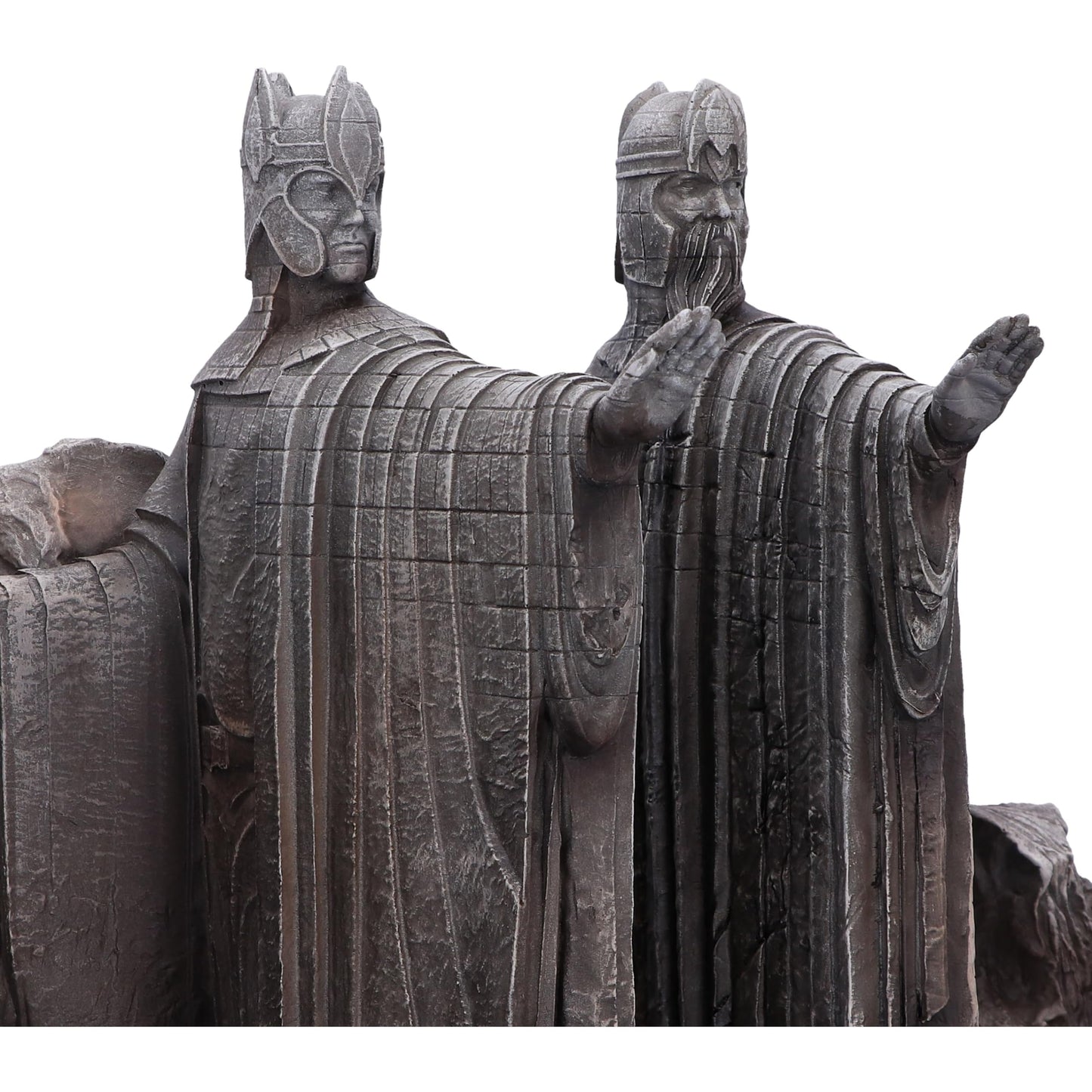 Lord of the Rings Argonath Resin Bookends Hand Painted Middle Earth Bookcase Decor