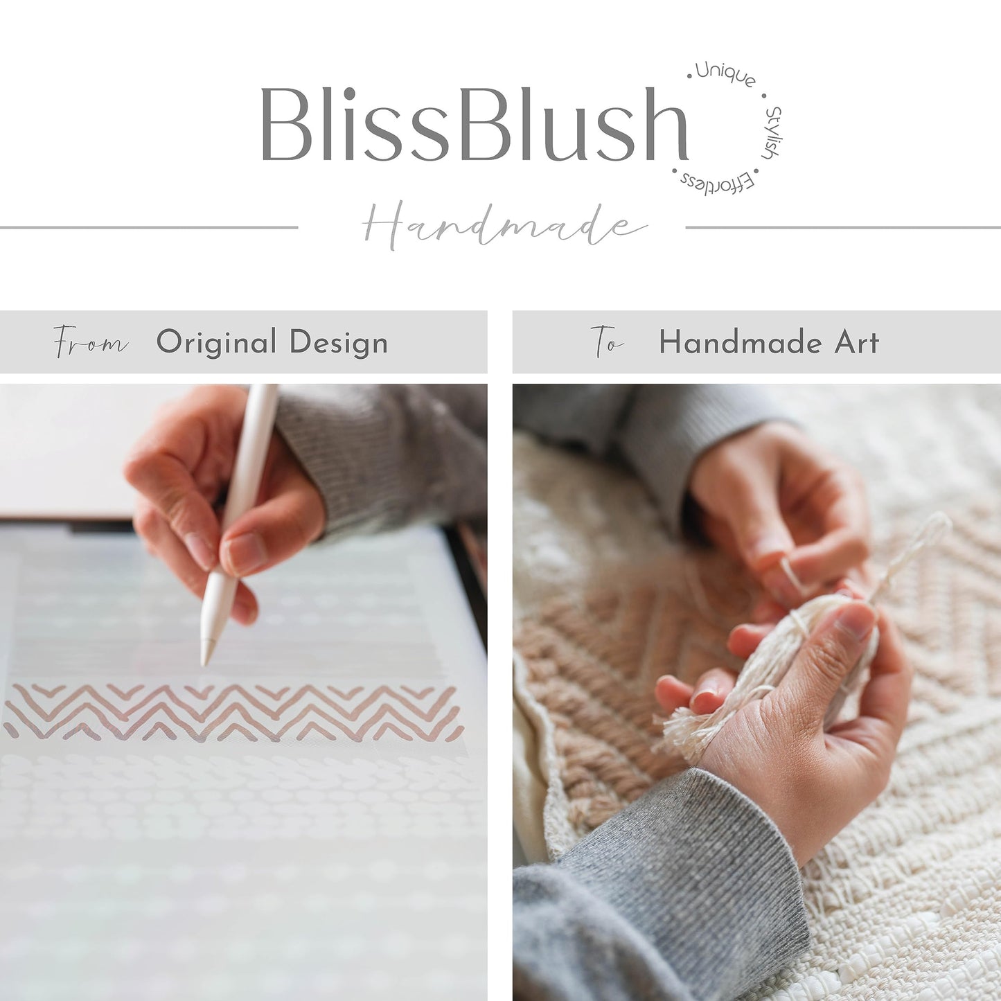 BlissBlush Colorful Pillow Cover