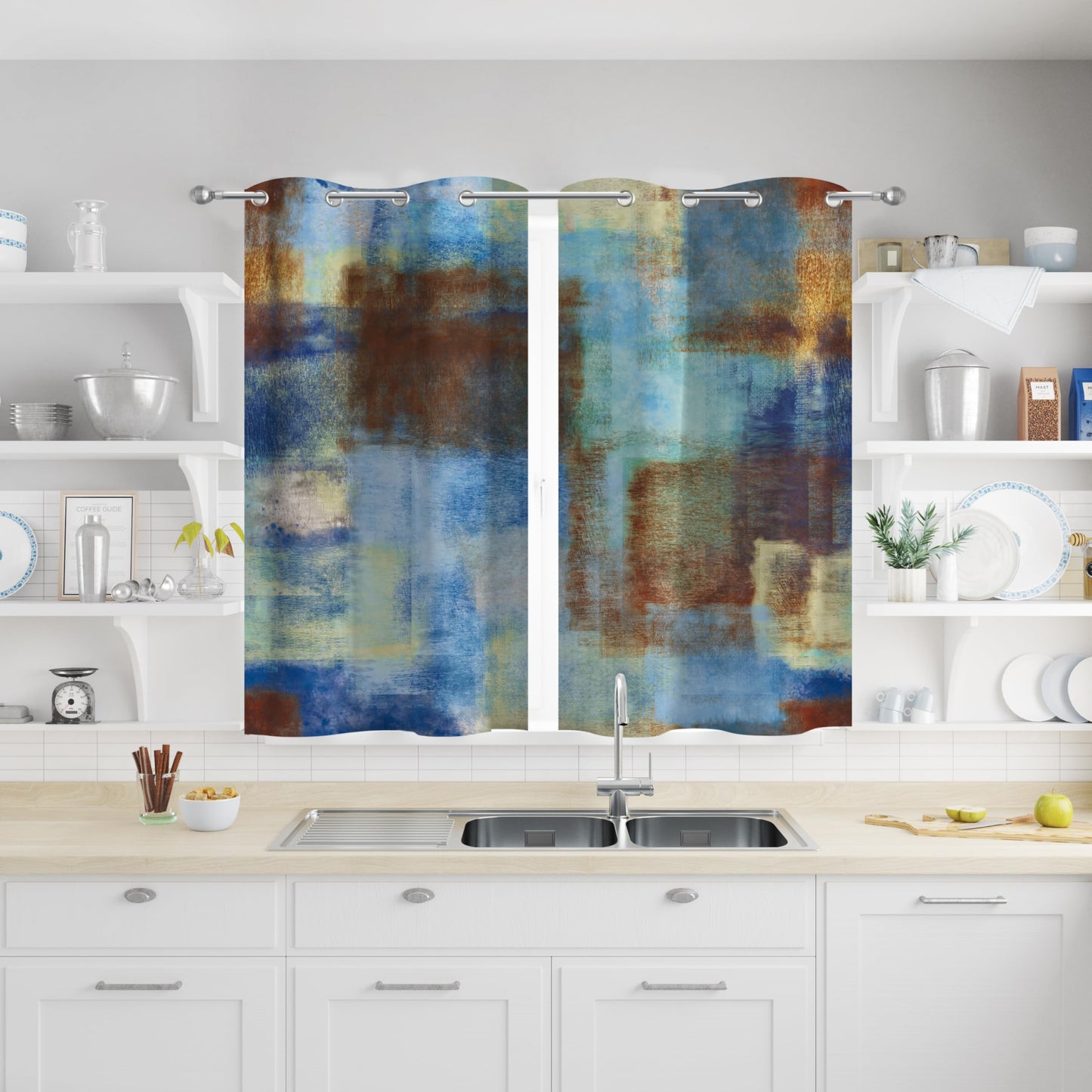 Asuexpect Abstract 50% Blackout Curtains