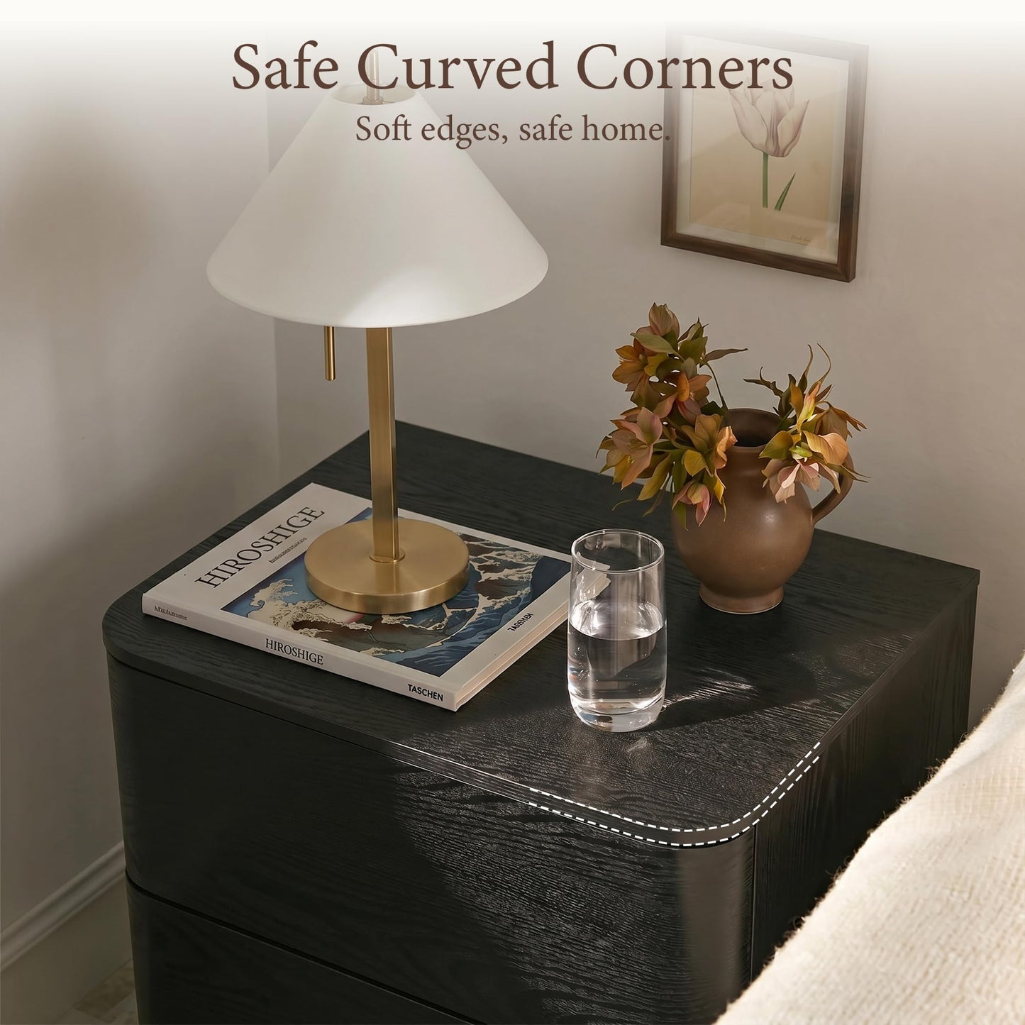 Yechen Nightstands with Hidden Drawer