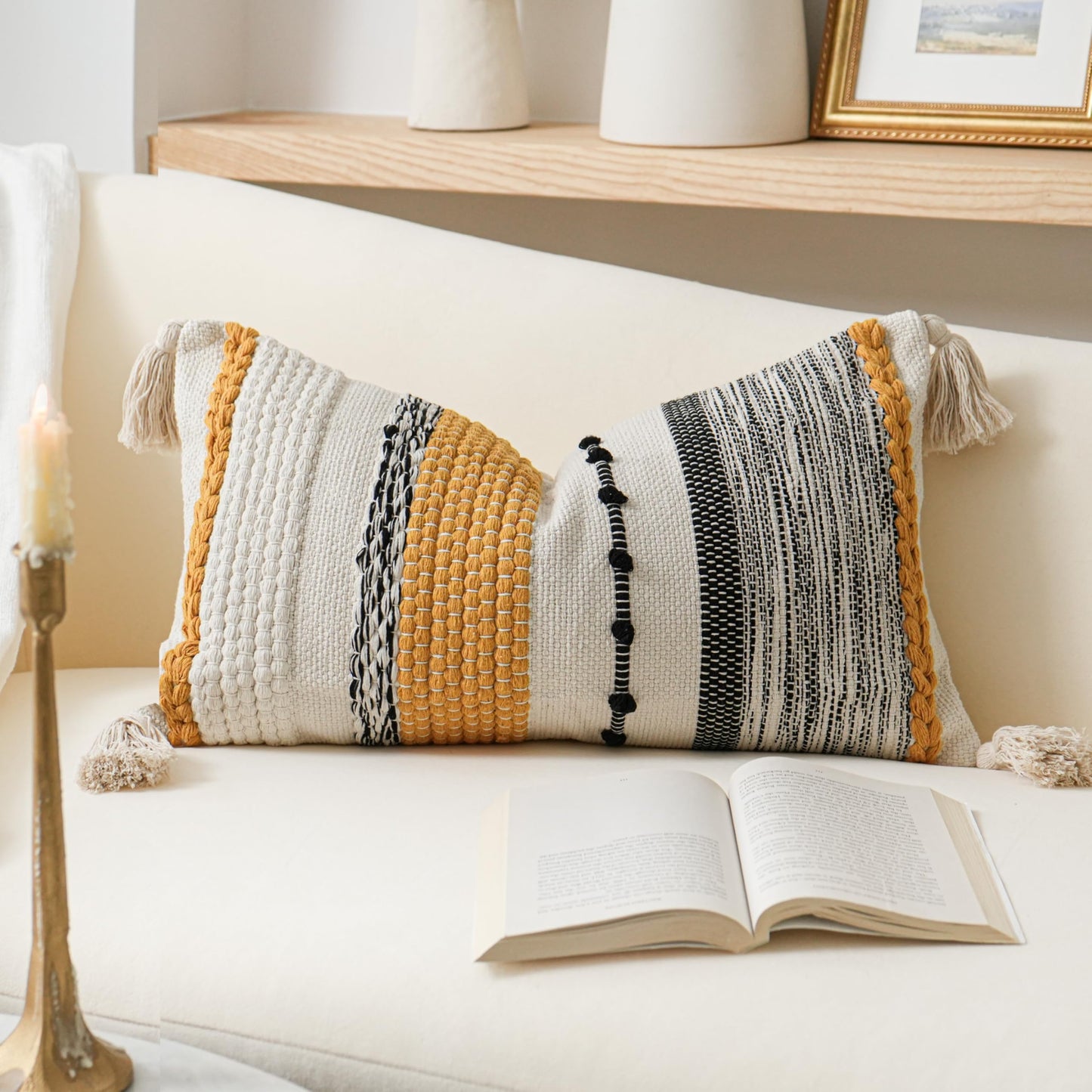 BlissBlush Colorful Pillow Cover