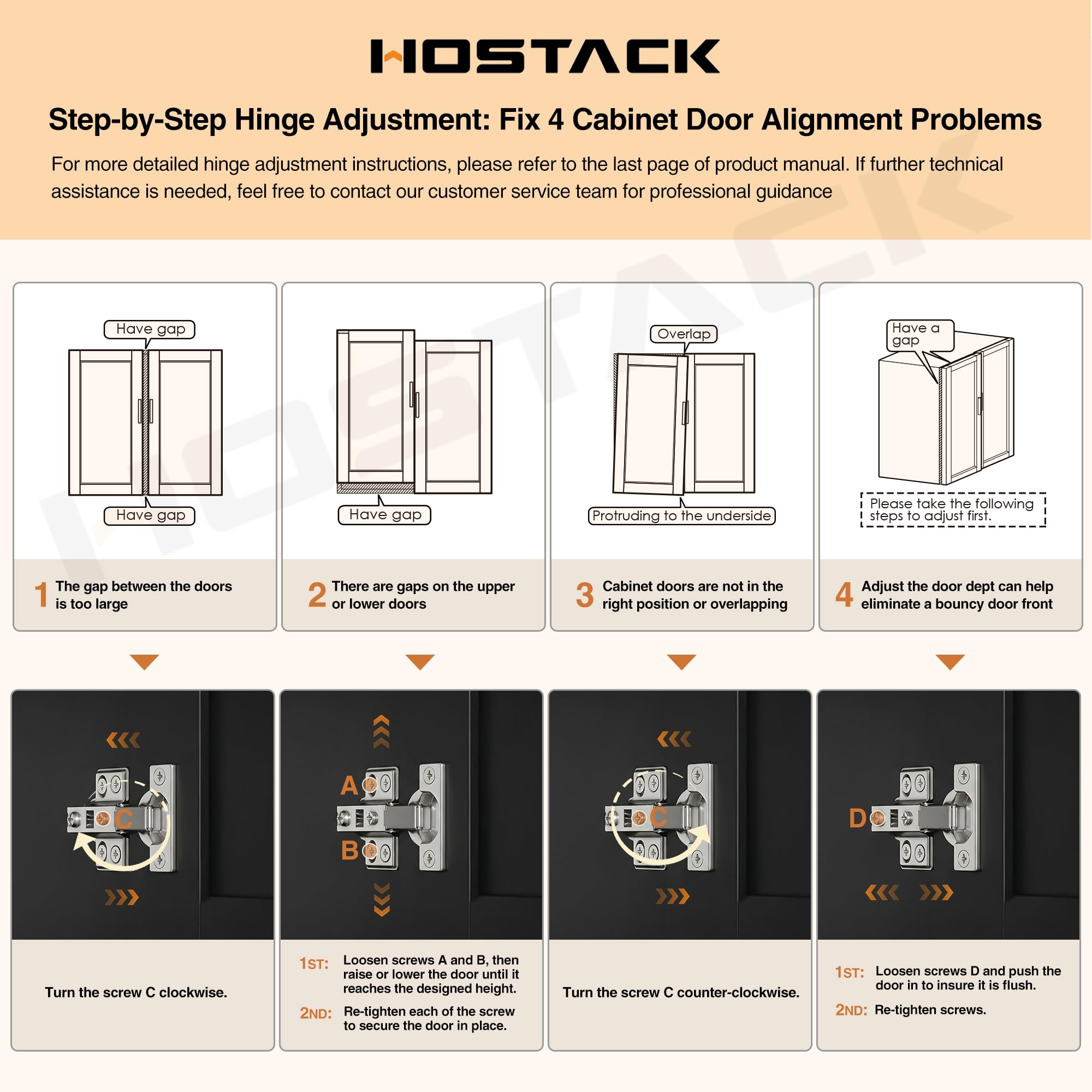 HOSTACK Buffet Cabinet