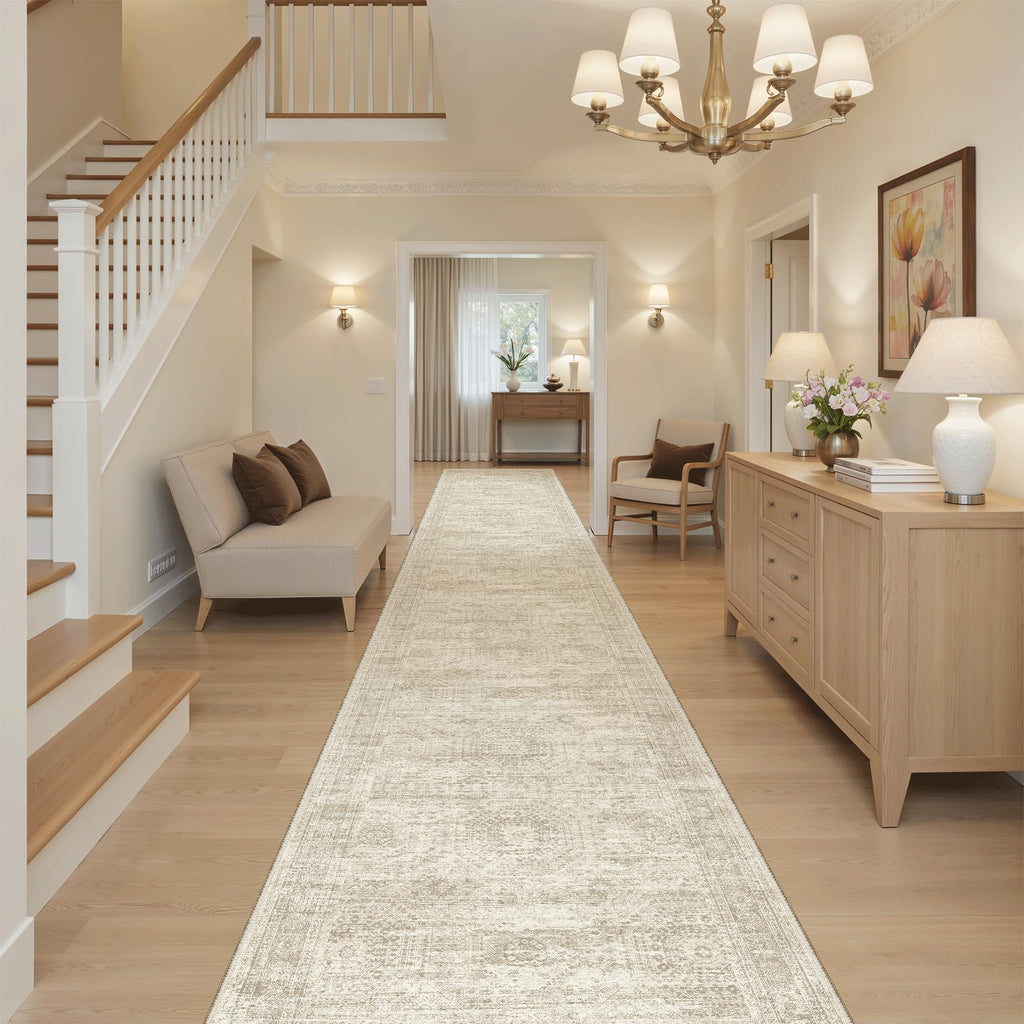 Soalmost Area Rugs for Living Room Dining Room Non-Slip Washable Rug